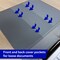 BAZIC 1" Black PVC-Free Slant D-Ring View Binder w/ 4 Pockets